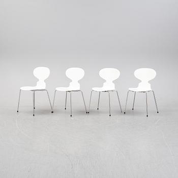 Arne Jacobsen, stolar, 4 st, "Myran", Fritz Hansen, 2000-2003.