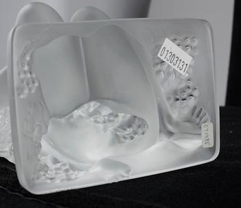 FIGURIN, glas, Lalique France, etsad märkning.