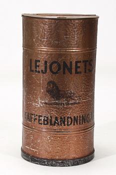 KAFFETUNNA, Lejonets kaffeblandning. 1900-talets första hälft.
