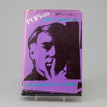 BOK, "POPism - The Warhol '60s", by Andy Warhol and Pat Hackett, 1980,  first edition, signed with dedication.