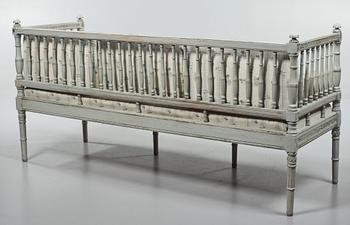 SOFFA, sengustaviansk stil,1800-tal.