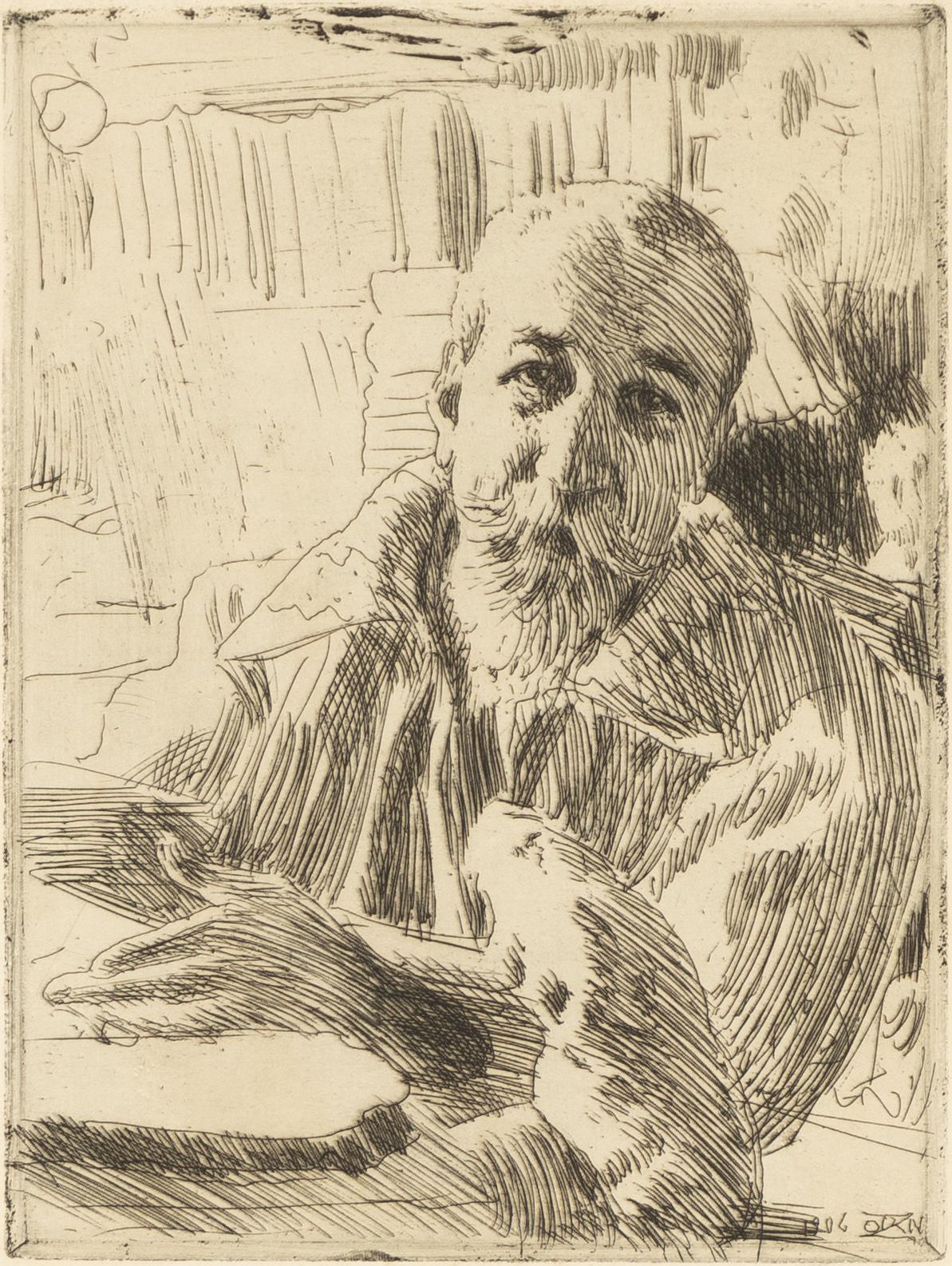 Anders Zorn, "Anatole France".
