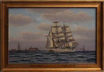 JOHAN JENS NEUMANN, olja på duk, sign.