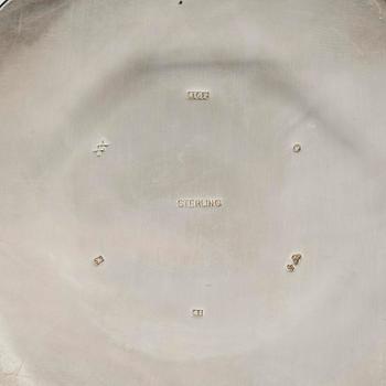 Sigurd Persson, a sterling silver marmalade jar with lid, Stockholm, Sweden 1959.