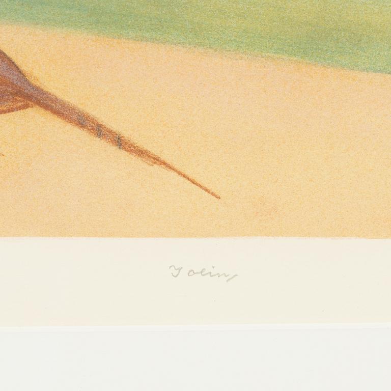 Einar Jolin, lithograph in colours, signed 71/360.