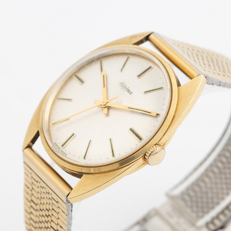 Alpina, wristwatch, 35 mm.