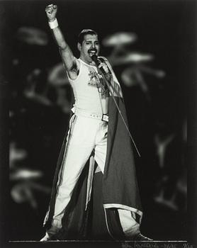 Peter Kjellerås, "Freddie Mercury, Råsunda", 1986.