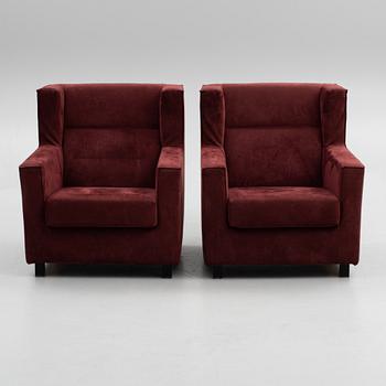 Armchairs, a pair, Gelderland, Netherlands.