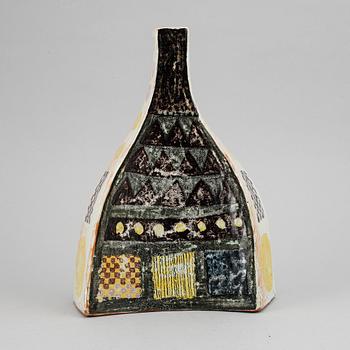 Carl-Harry Stålhane, a faience vase, Rörstrand, Sweden 1950's.