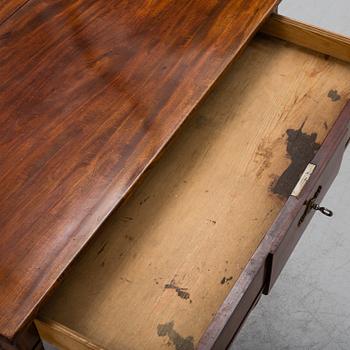 An early 19th century mahogany card table.