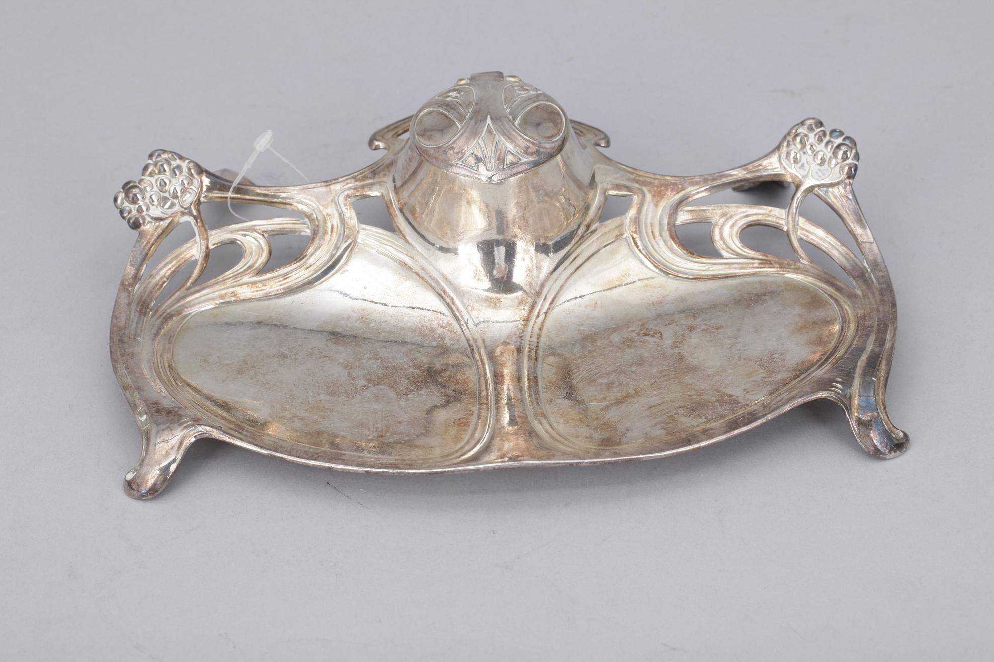 BLÄCKHORNSSTÄLL, nysilver, WMF, Tyskland sekelskiftet 1900.