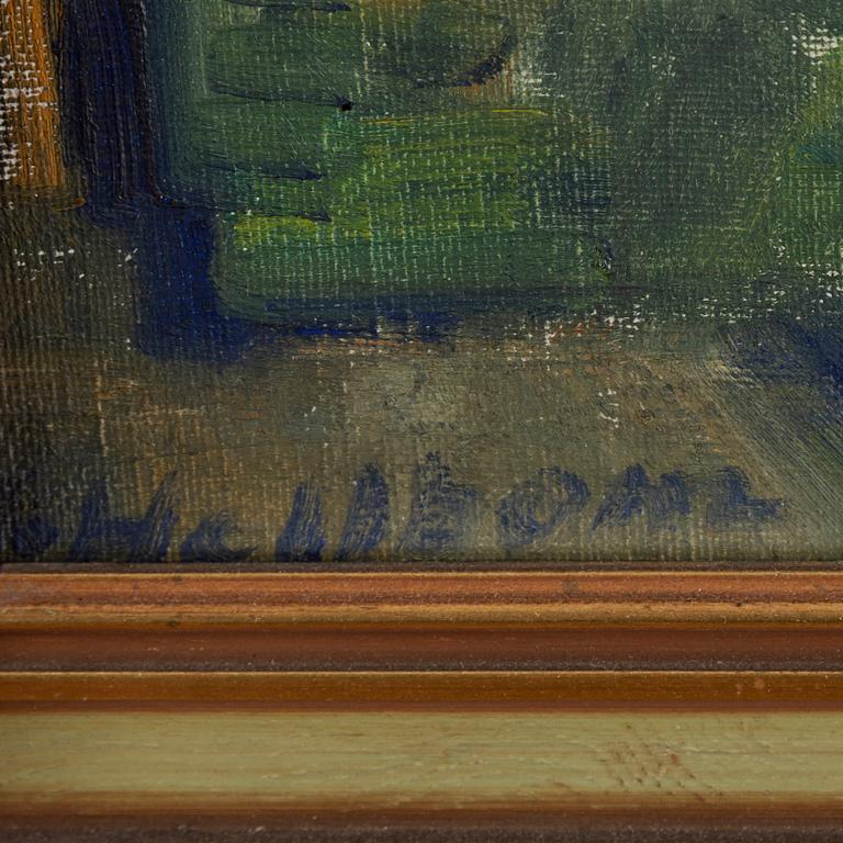Emil Hellbom, oil on canvas, signed.