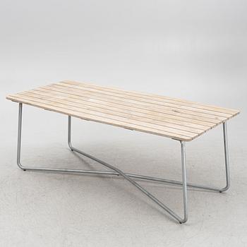 Arthur Lindquist, matbord och karmstolar, 8 st, modell A2, Grythyttans stålmöbler, 2000-tal.