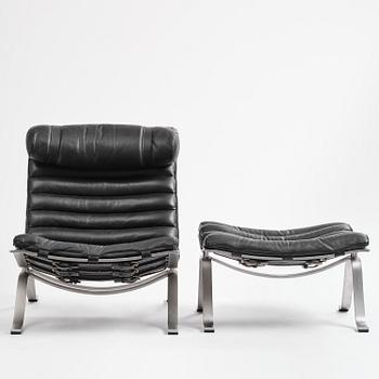 Arne Norell, an "Ari" armchair with ottoman, Norell Möbel, Aneby.