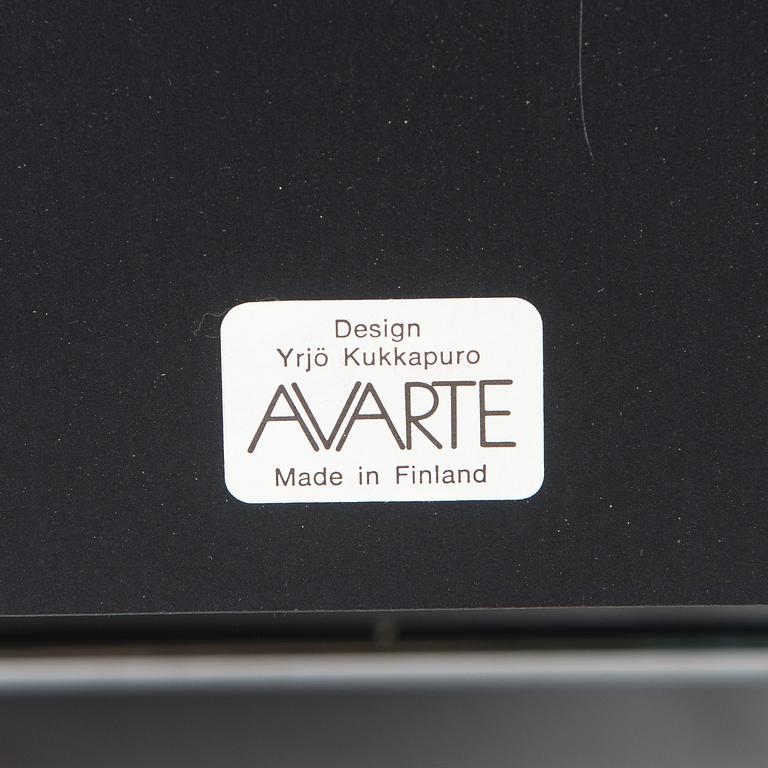 Yrjö Kukkapuro, Nojatuoli, "Experiment", Avarte, 1980-luku.