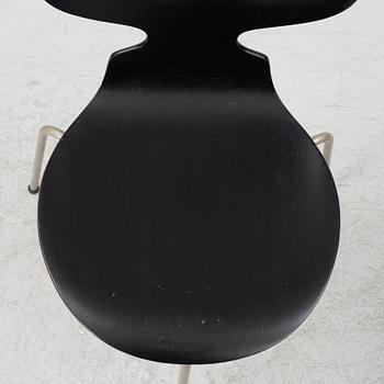 Arne Jacobsen, stolar 6 st, "Myran", Fritz Hansen, Danmark.