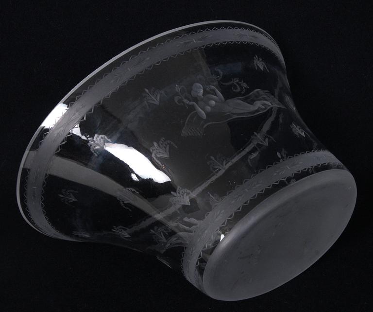 SKÅL, glas, Edward Hald.