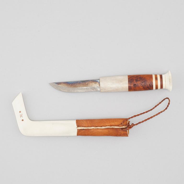 A knife by Per Sunna, signed.