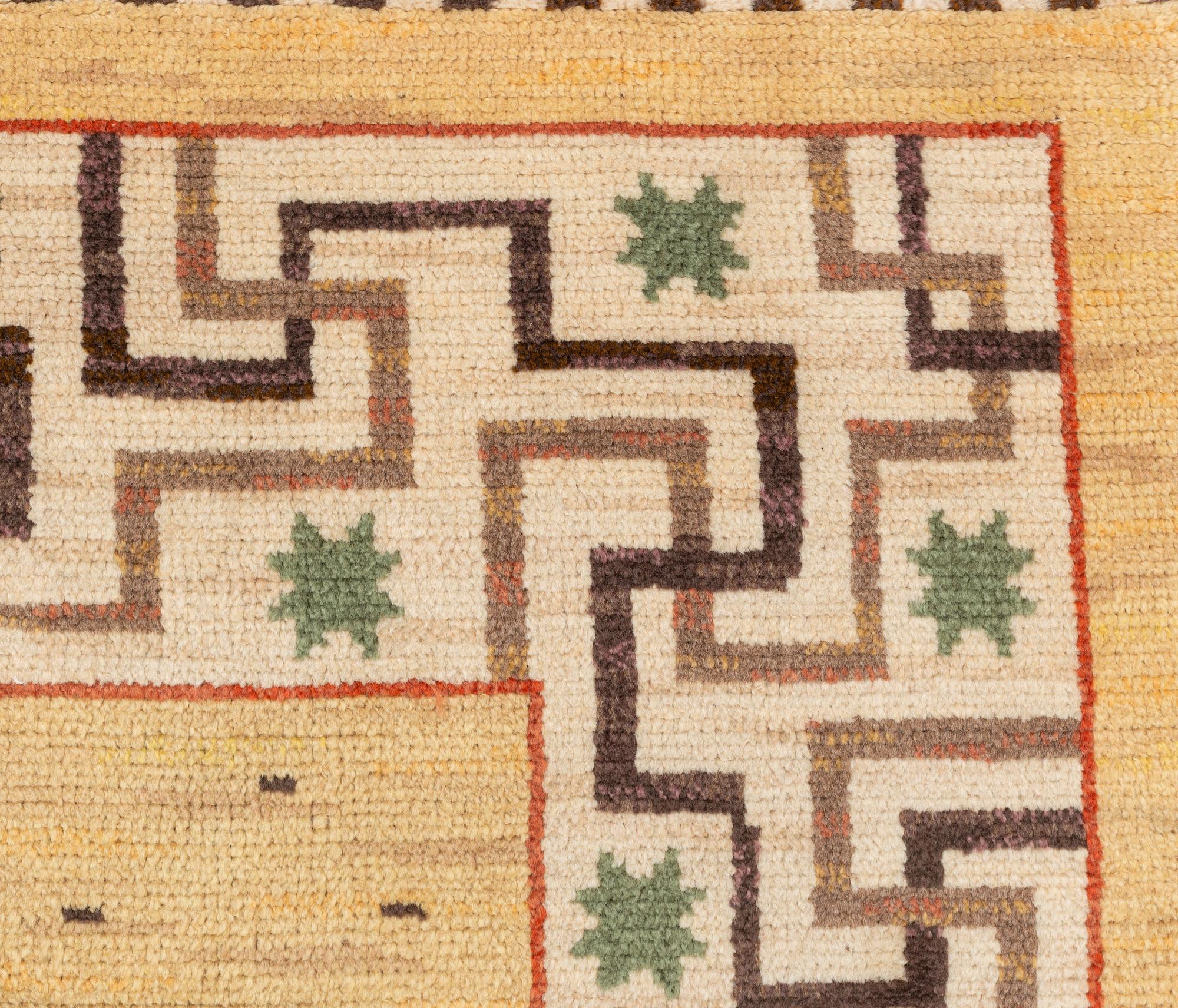 Märta Måås-Fjetterström, A carpet, "Il Greco", knotted pile, ca 302 x 213 cm, signed MMF.