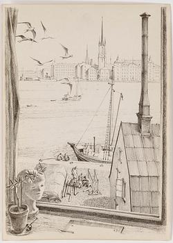 GRETA KNUTSSON TZARA, blyerts 3 st. Monogramsignerade.