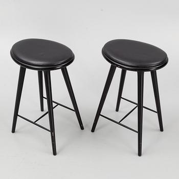 Space Copenhagen, five bar stools, Mater.