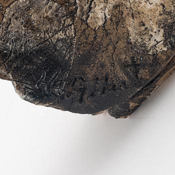 Henrik Allert, sculpture, stone ware, signed.
