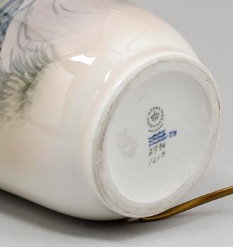 BORDSLAMPA, porslin, Royal Copenhagen.