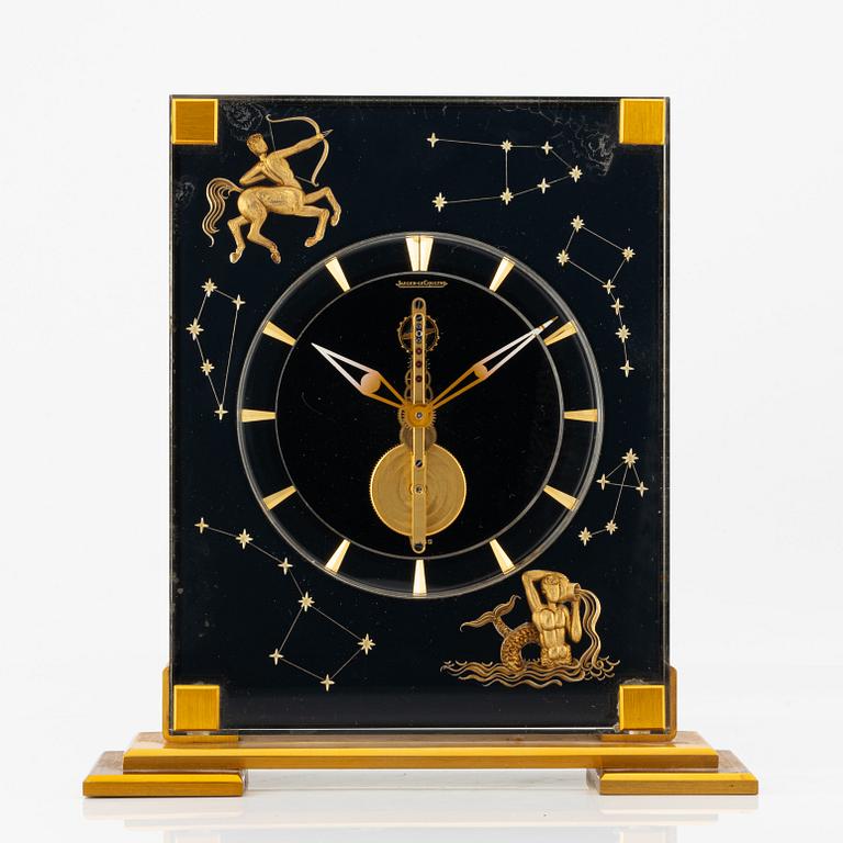 Jaeger-LeCoultre, table clock, 19 x 5 x 21 cm.