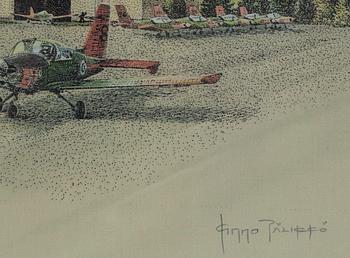 KIMMO PÄLIKKÖ, litografi, 2/2002, sign. och dat. a tergo 2002.