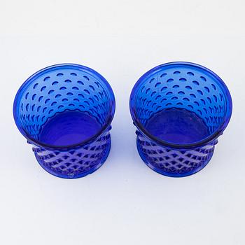 Josef Frank, ytterfoder, ett par, glas, "Hortus", Reijmyre för Firma Svenskt Tenn.