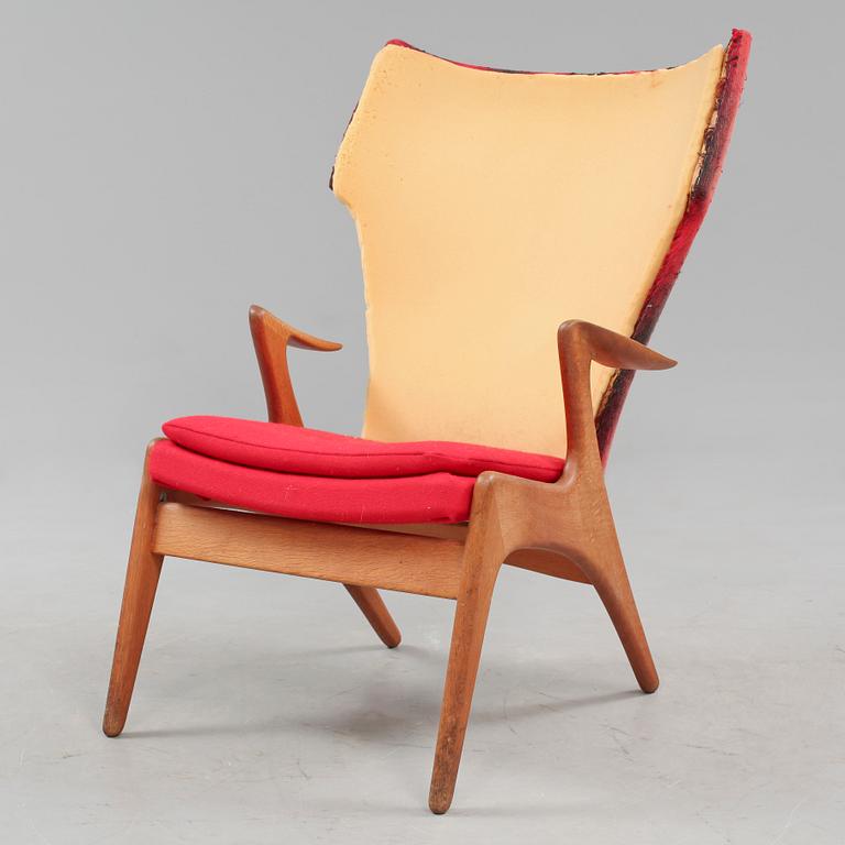 FÅTÖLJ, Glostrup Møbelfabrik, Danmark, 1950-tal.