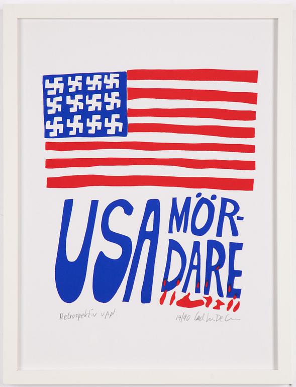 Carl Johan De Geer, ”USA mördare".