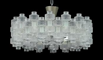 LJUSKRONA, glas, "Festival", Orrefors/ Fagerhult, 1900-talets mitt. Diam 62.