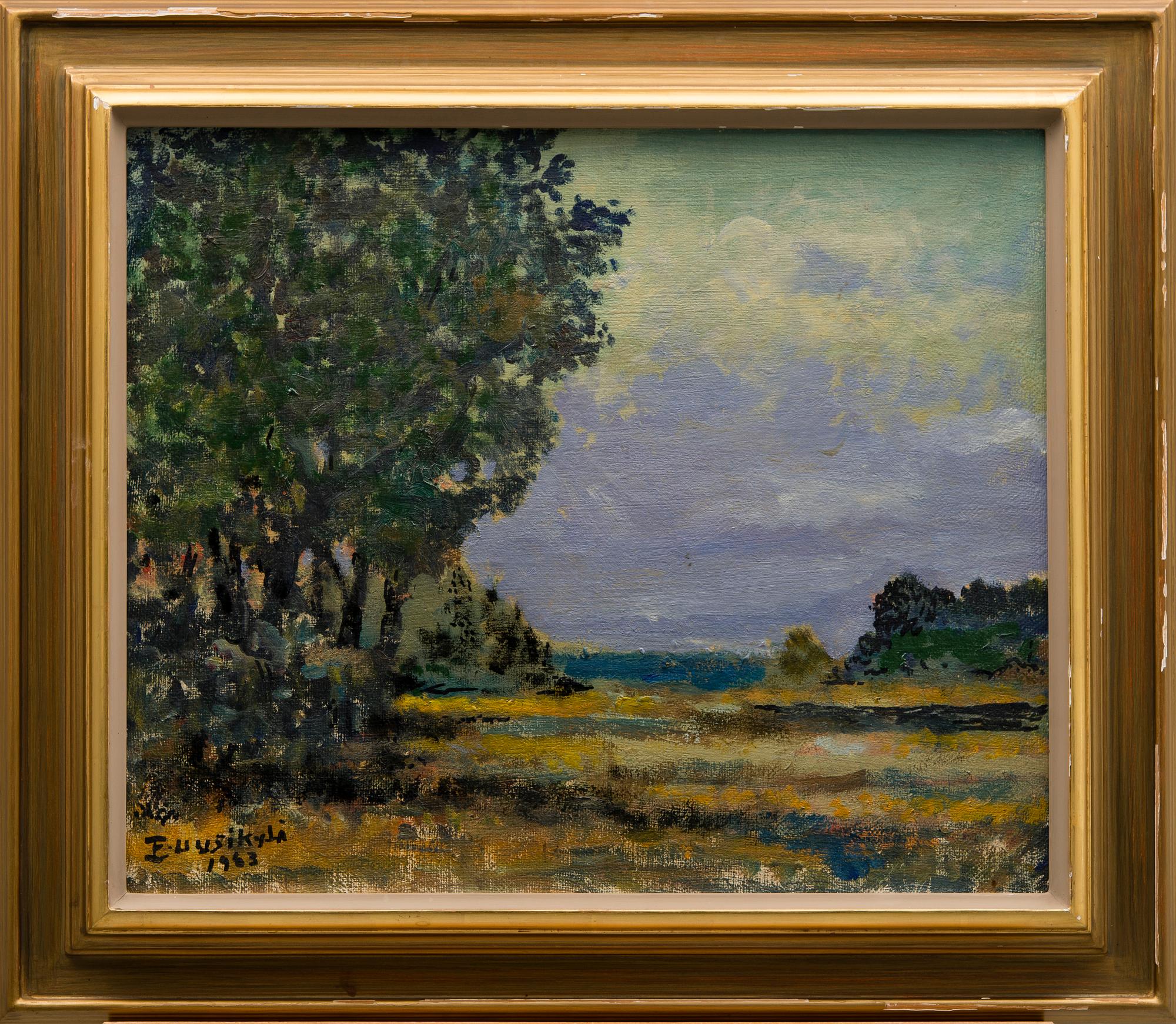 EINARI UUSIKYLÄ, öljy kankaalle, signeerattu ja päivätty 1953.