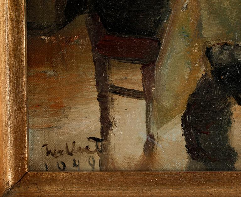 AXEL WALLERT, olja på duk, sign o dat 1949.