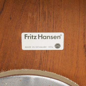 Arne Jacobsen, a 'Series 7' swivel chair from Fritz Hansen, Denmark 1994.