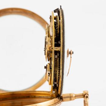 An 18k gold watch by Anders Hoberg (watchmaker in Stockholm 1797-1834).