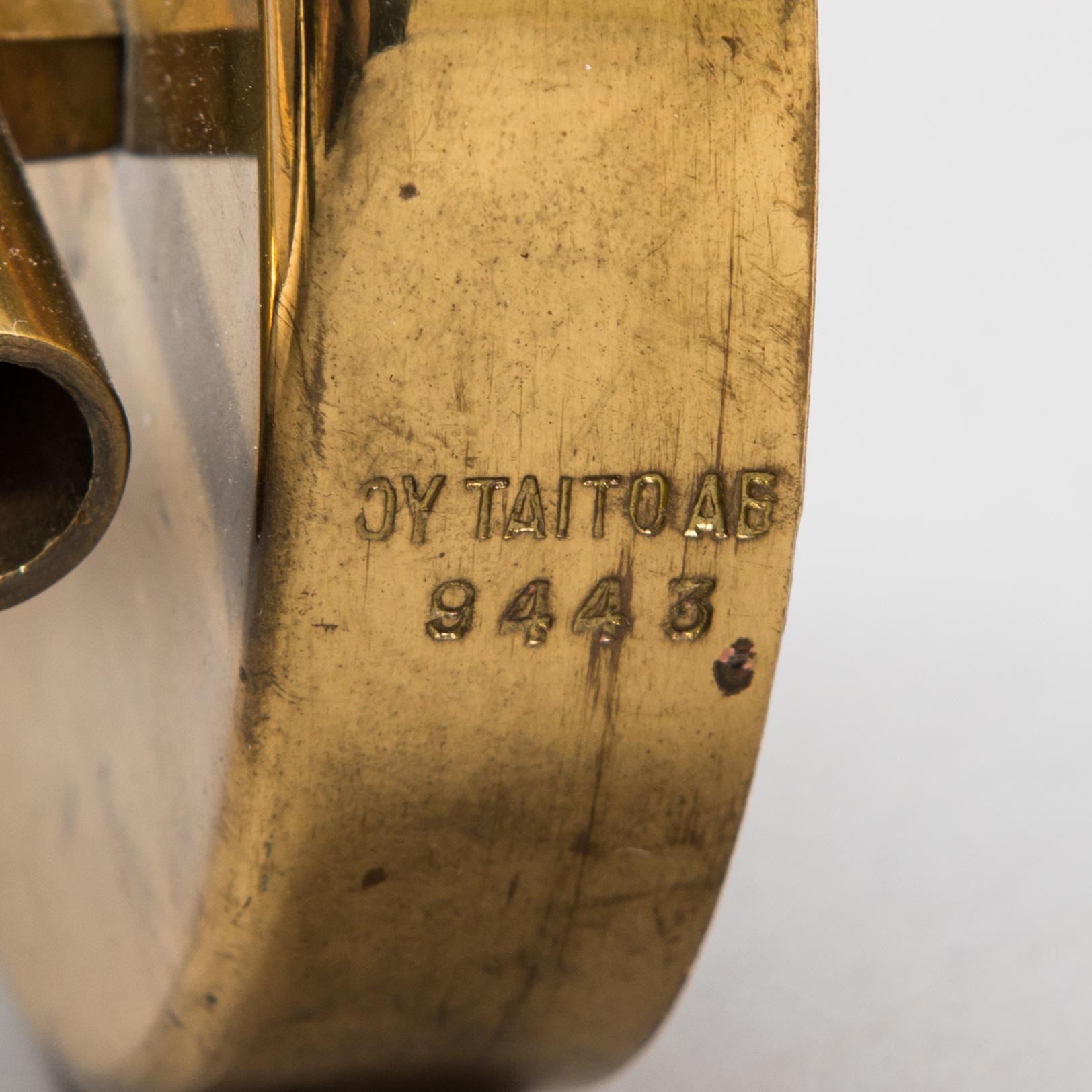 Paavo Tynell, vägglampa, modell 9443 Taito 1900-talets mitt.