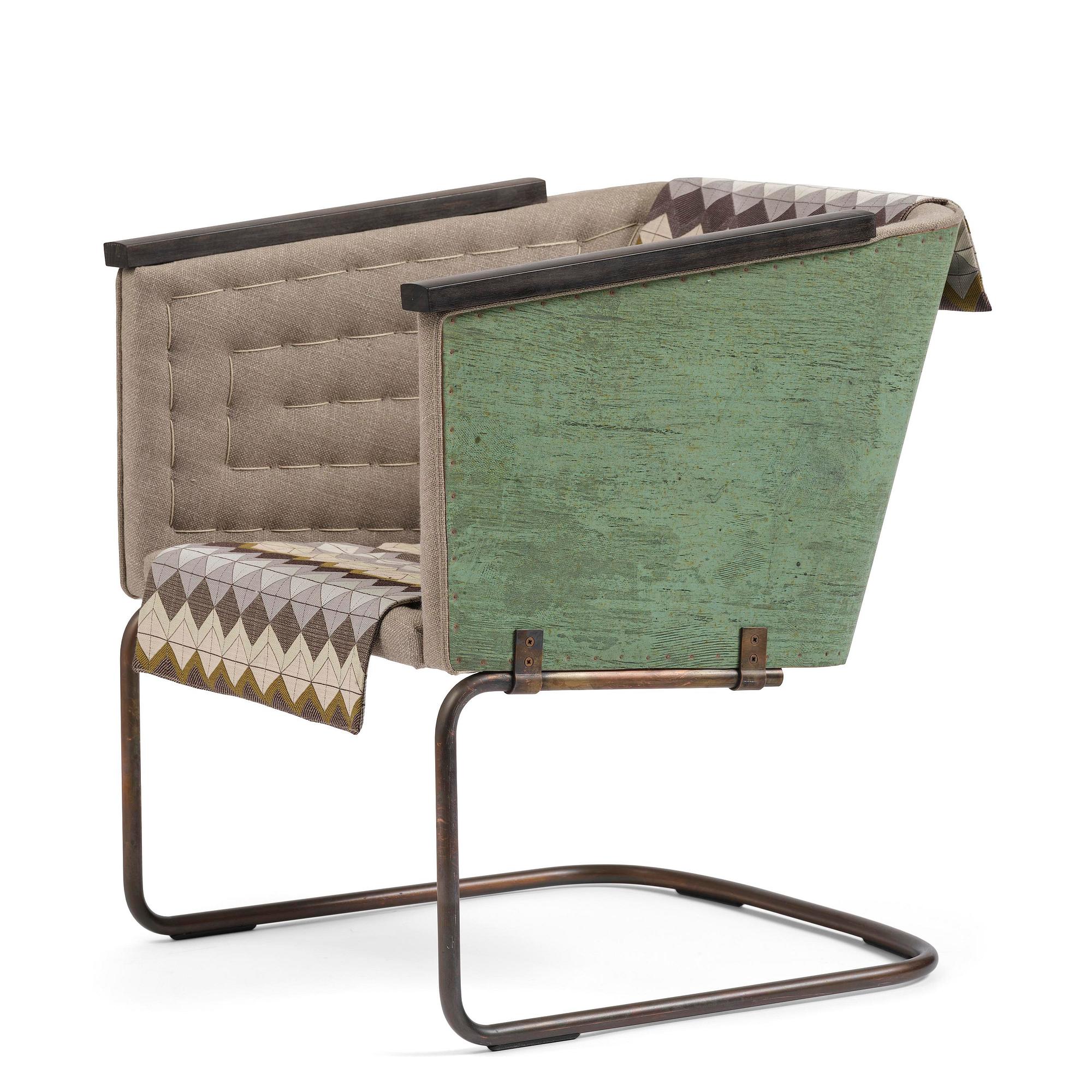 Mats Theselius, an "Hommage à Sigurd Lewerentz" armchair, ed. EA 3/6, Källemo, Värnamo, post 2012.