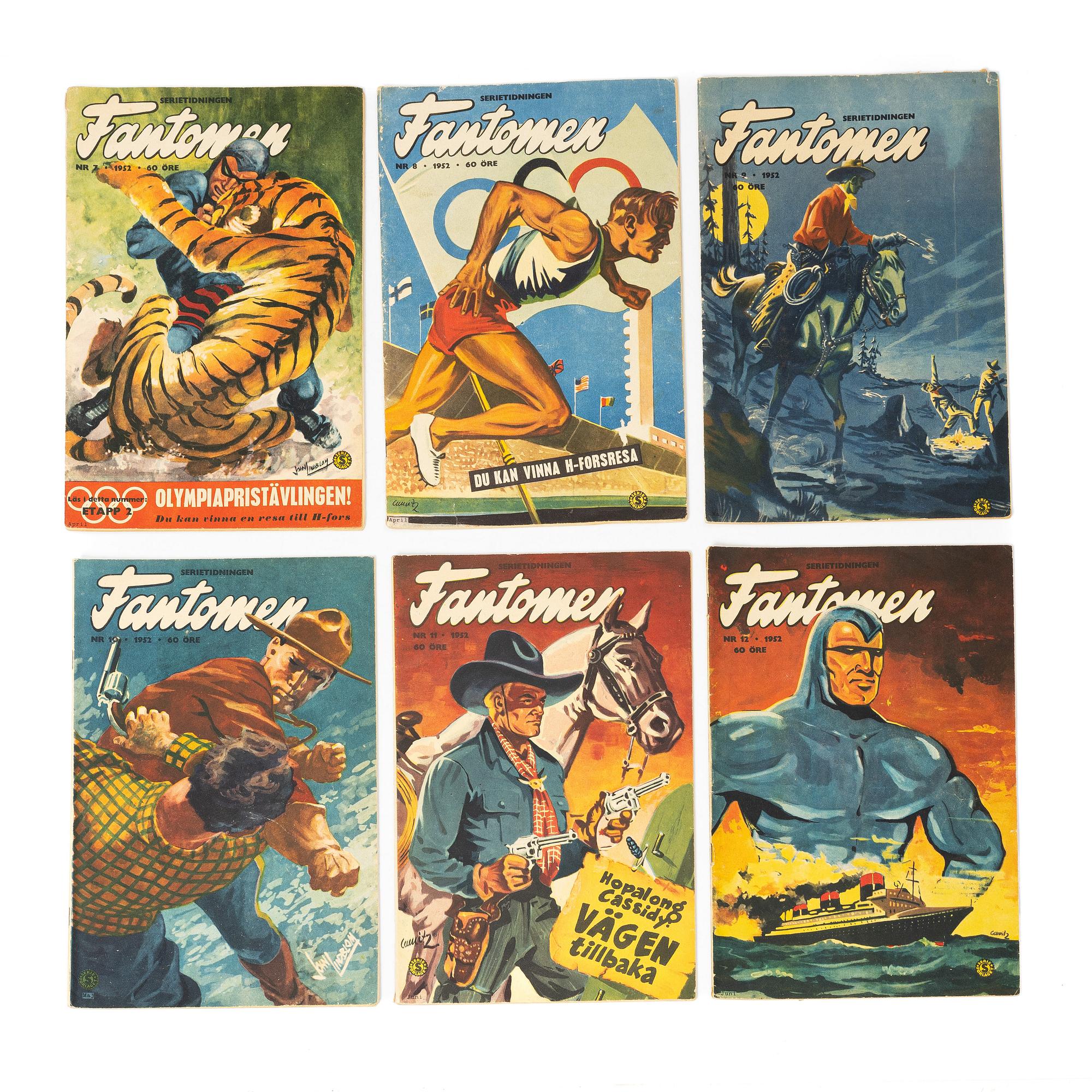 Comic books, 26, “The Phantom”, 1952.