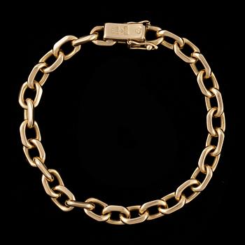 ARMBAND, 18k guld. Sgt, Stockholm, 1965. Vikt 24g.