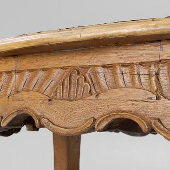 A Rococo table, second half of the 18th Century, Northern Europe.