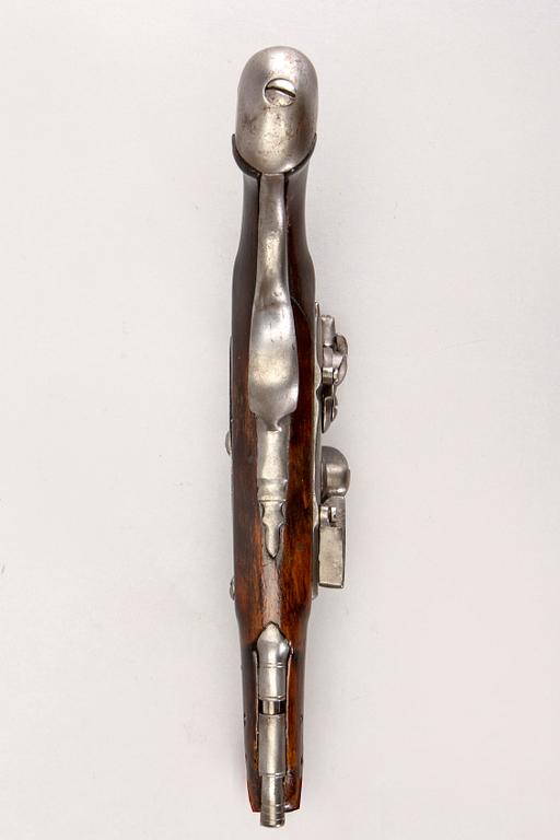 Pistol flintlock, probably Belgium / France, 18th Century later part.