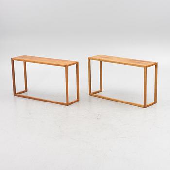 A pair of contemporary side tables from Karl Adnersson och söner.