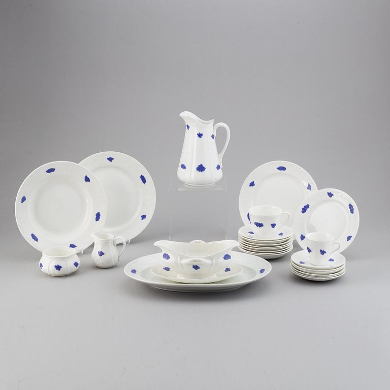 A 40-piece part 'Blå Blom' porcelain service, Gustavsberg.