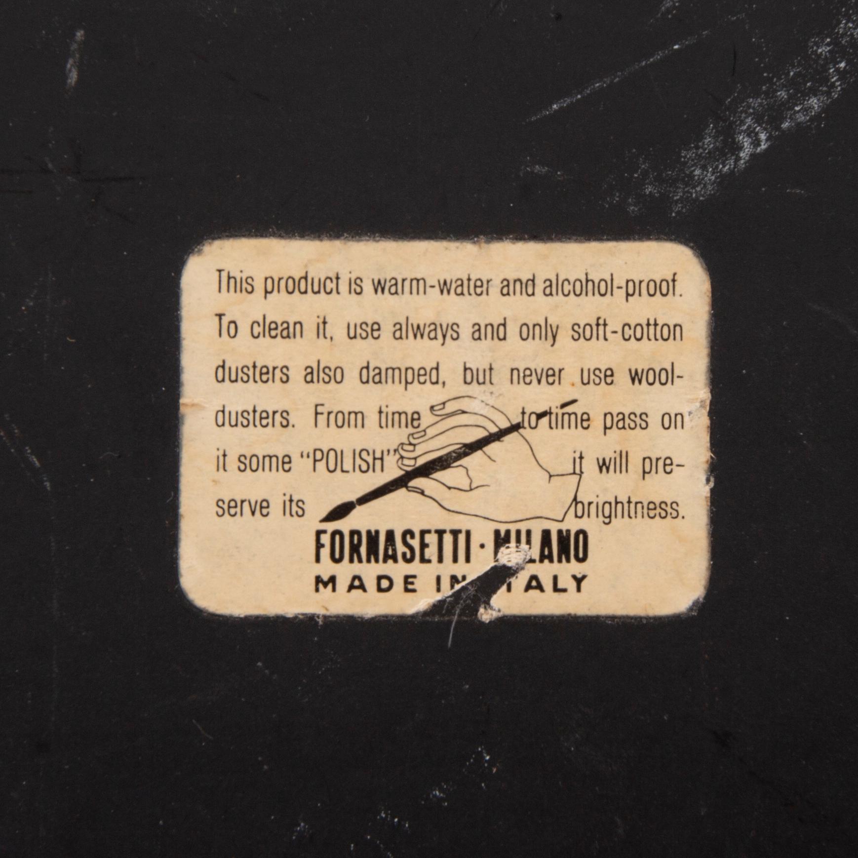 Piero Fornasetti, bricka 1900-talets mitt Italien.