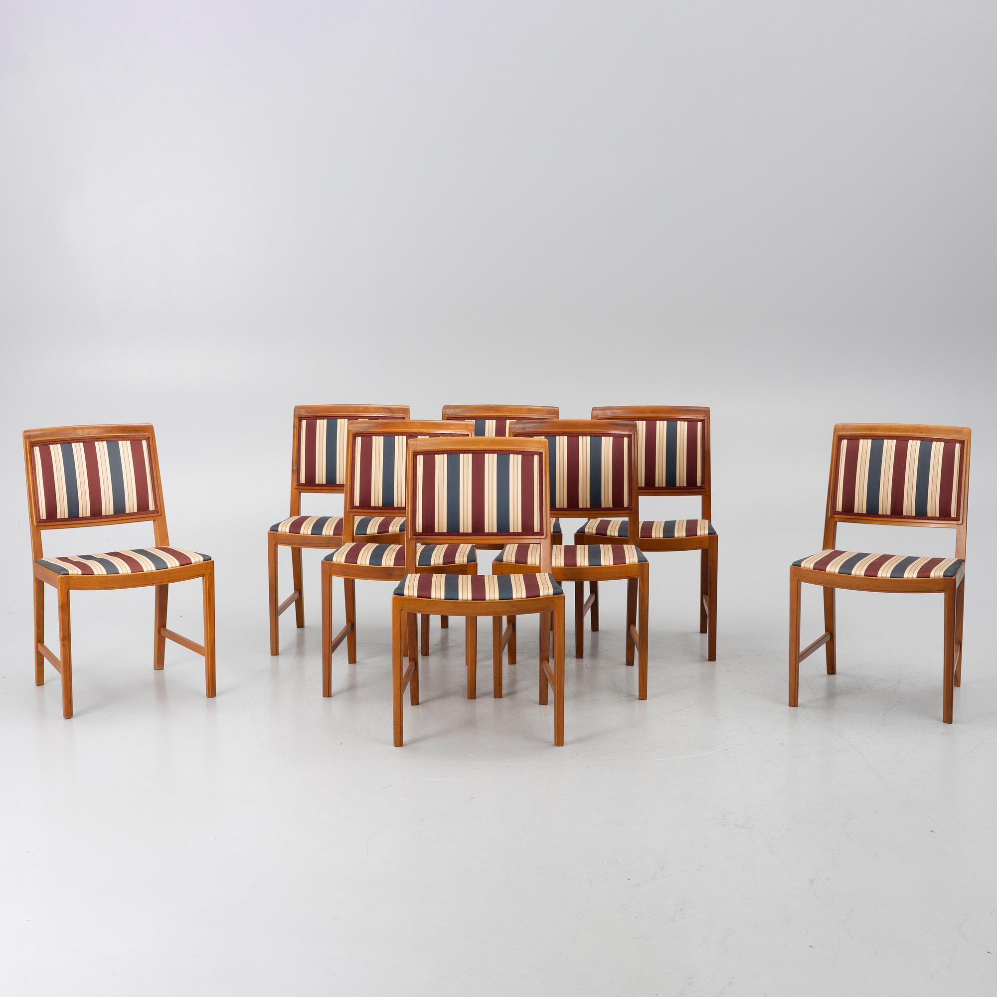 Bertil Fridhagen, A nine piece 'Diamant' dining set, Svenska Möbelfabrikerna Bodafors, 1960s.
