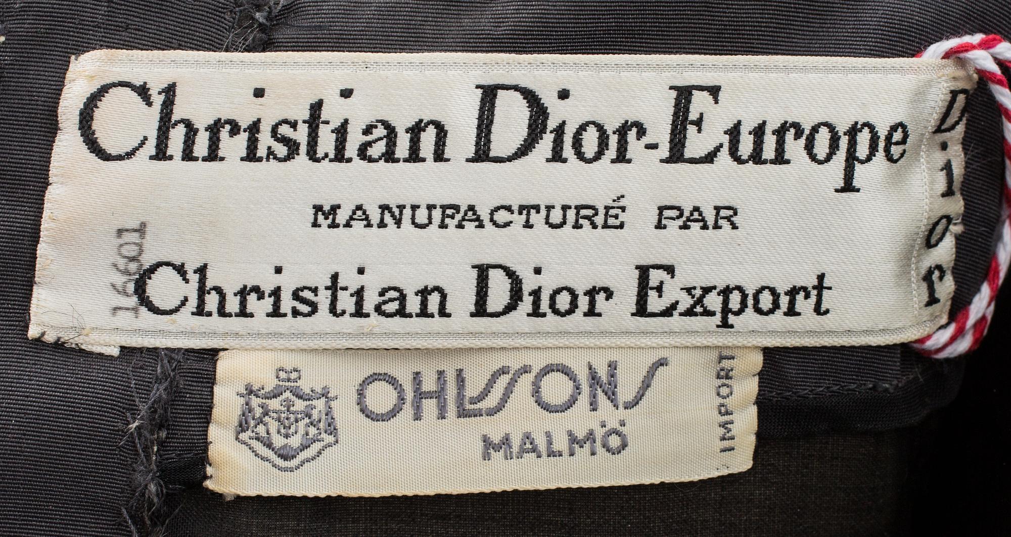 KLÄNNING, Christian Dior.