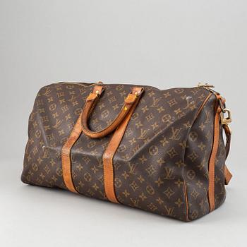 Louis Vuitton, weekendbag, "Monogram Keepall Bandouliere 50".