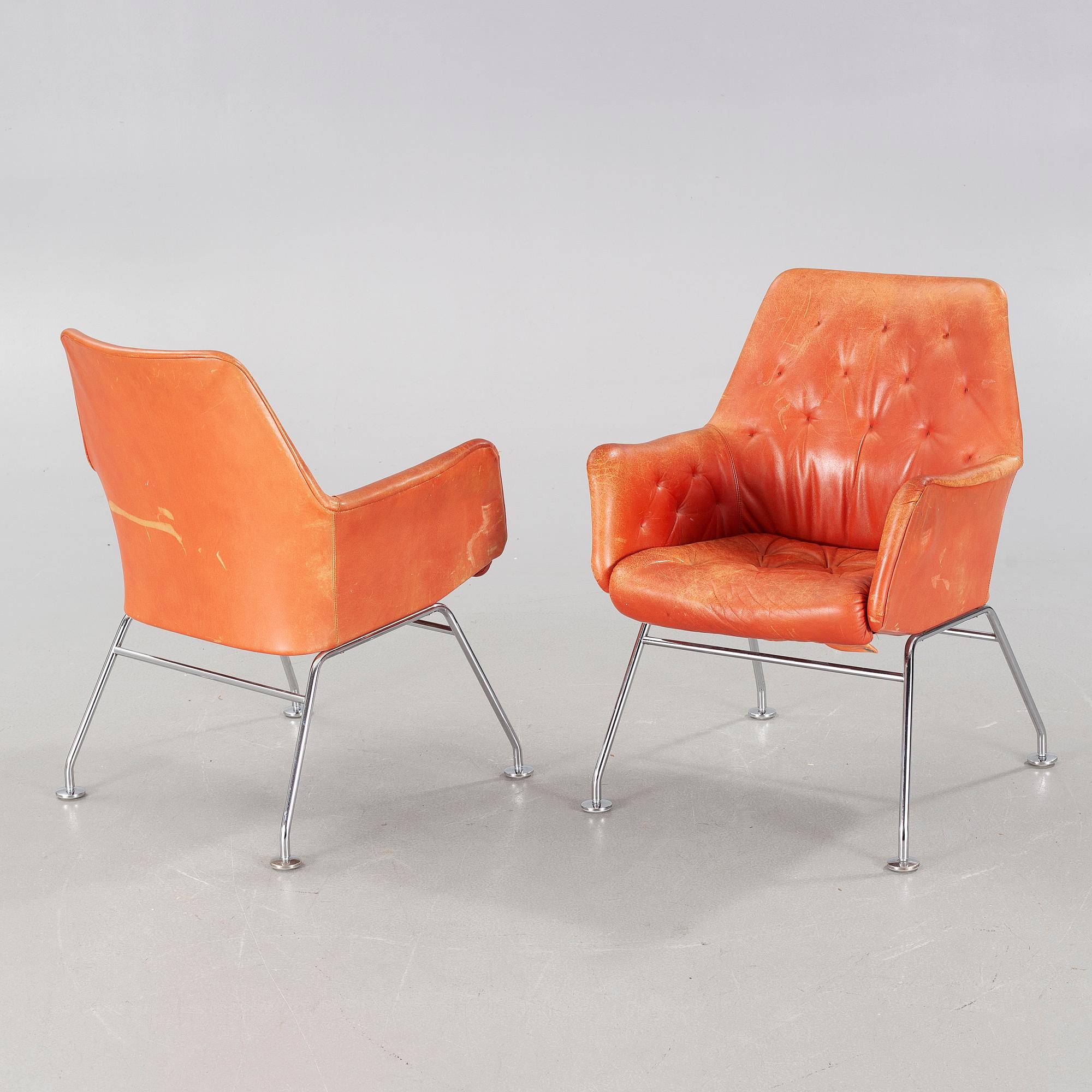 BRUNO MATHSSON, stolar, 6 st, "Mirja", Dux, 1900-talets andra hälft.